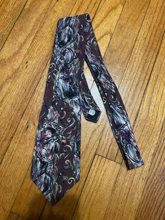 Oscar de la Renta Other - Oscar de la Renta Vtg Signature Tie 100% Silk